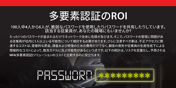 多要素認証のROI